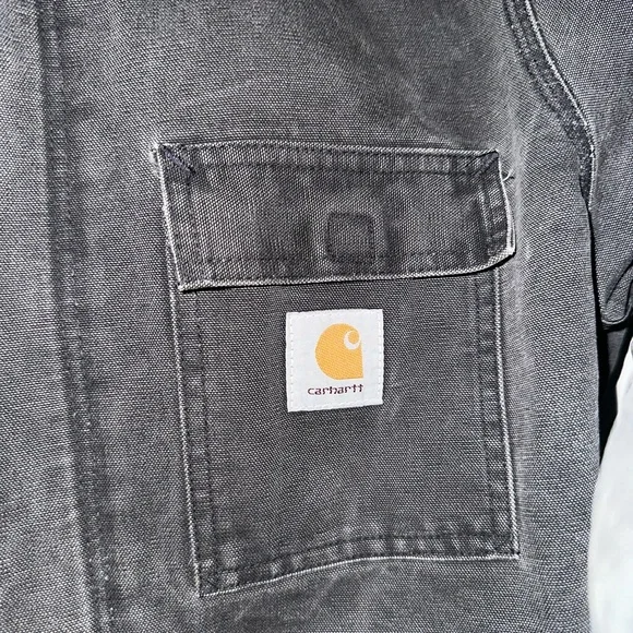 90s vintage Carhartt Washed Black Men's Jacket - Picture 2 of 9